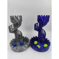 Torre de dados castelo de dados escada escadaria RPG