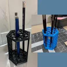 Porta (canetas,Pincel,lápis) de mesa aramado organizador para escritório papelaria