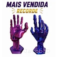 Suporte para Controle de video game Universal - Mão Robô mão Robotica organizador pra controle gamer