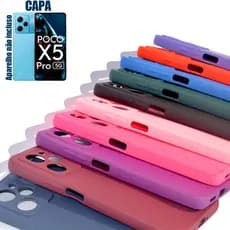 Capa Capinha Para Xiaomi Poco X5 PRO Aveludada Varias Cores