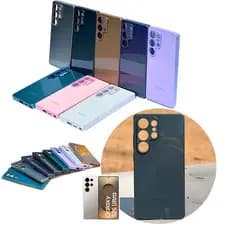 Capa Capinha Espelhada Compatível Samsung S25 Ultra 5G Premium AG-GLASS com Interior Aveludado