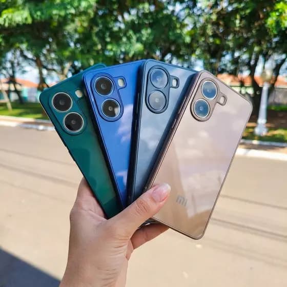 Capa Capinha Xiaomi Poco X7 Pro Premium Acrílico AG Glass Aveludada
