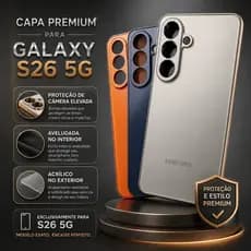 Capa Capinha Samsung S26 Acrílico Espelhado Premium Proteção Total