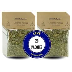 kit 20 Chás Levante Folhas Desidratada para Chá 100% Puro