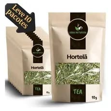 Erva Natural de Hortelã para Chá - Leve 10 Unidades Bem Embaladas Uso Em Infusão