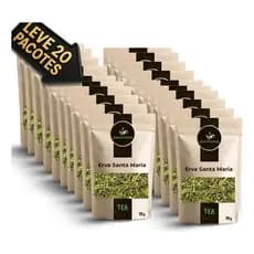 Chá de Erva de Santa Maria Pronto para Infusão Produto Vegetal-Com 20 Pacotes