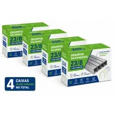 Grampos para Grampeador 23/8 Fixação Perfeita Menos Retrabalho Utilizado para Papel Couro Acartonado Leve 20.000 Unidade
