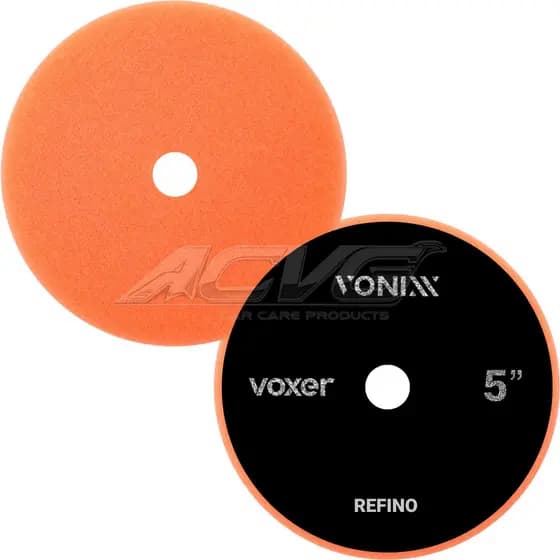 Boina de Refino Laranja 5" Vonixx Voxer Espuma para Polimento Automotivo
