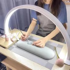Luminária Led Meia Lua de Mesa Ring Light Estética e Manicure