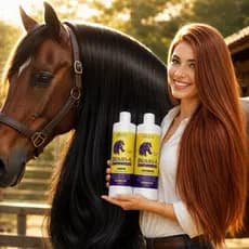 Kit Crescimento Capilar Biovin-A Shampoo e Condicionador 500ml Força de Cavalo Hidralise Cosméticos