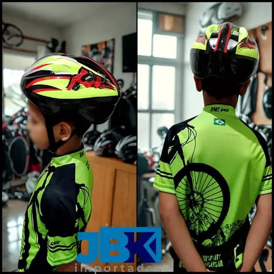 Capacete Infantil Ciclismo Bicicleta Ajustável Com regulagem Skate Patins Patinete Crianças Proteção e Segurança