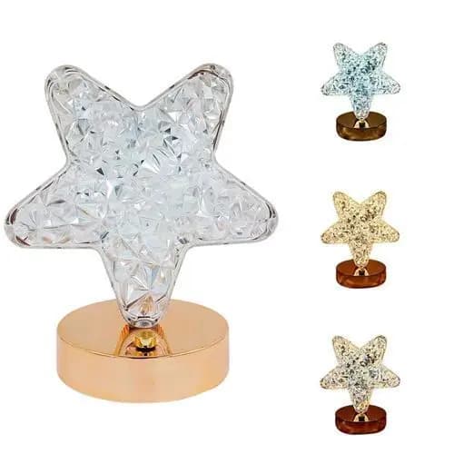 Luminaria Portatil Led Usb Estrela Decoracao Ambiente Relaxante Iluminacao Economica