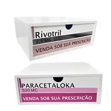 Gaveta mdf REMEDIO CONTROLADO Caixa Remédio.