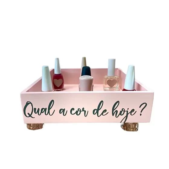 Bandeja Organizadora de Esmaltes Manicure Nails 20x20cm
