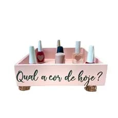 Bandeja Organizadora de Esmaltes Manicure Nails 20x20cm