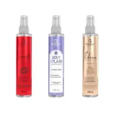 Kit Body Splash Colônia Compacto Viagem Bolsa 130ml - Bio Instinto Lançamento