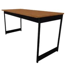Mesa Escrivaninha Industrial Carvalho Computador Grande para Quarto de Escritório de Estudo Home Office 120x60