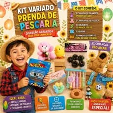 Kit brinquedos c/10 ítens sortidos prêmio de pescaria festa junina p/ menino e menina brinquedos divertidos