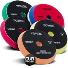 Boinas Polimento Automotivo 5pol Kit com 5 unidades Corte, Refino e Lustro Vonixx Voxer