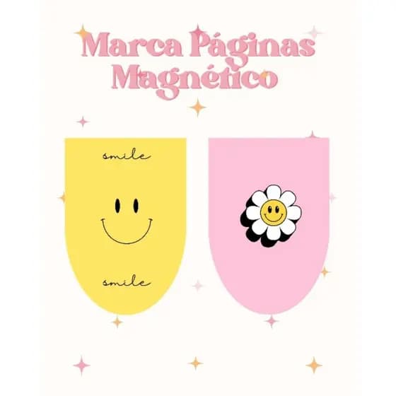 Marca Páginas Magnéticos - Marcador de Páginas Magnéticos - Envio imediato