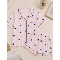 Pijama Feminino Curto Americano  confortável  Amamentação pos cirúrgico