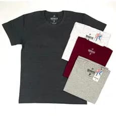 Camiseta Básica Masculina Premium 100% Algodão Casual Lisa