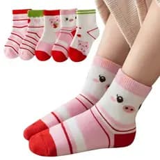 Kit 12 Pares de Meias Feminina Infantil Bebê Menina Recém Nascidos
