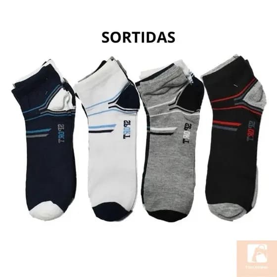 Kits de Pares de Meia Soquete Sortida Confortável Unissex