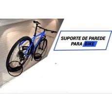 Suporte pra bike de parede kode Horizontal preto Suporte pra bicicleta MTB speed