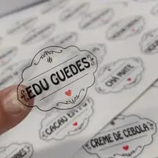 (NOVO MODELO) 50 Adesivos no Vinil TRANSPARENTE para Potes Organizadores Temperos Mantimentos Organizador 5x3,5cm ( ADESIVO TEMPERO )