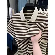 Polo Masculino Listrada Manga Curta7795#