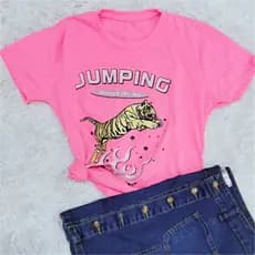 Camisetas manga curta de algodao moda feminino