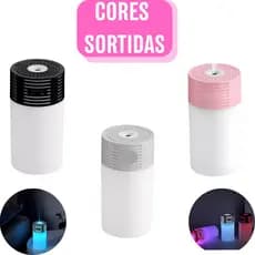 Mini Umidificador / Purificador / Aromatizador De Ar Para Casa / Escritório / Quarto Com Led