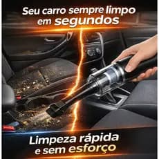 Aspirador Automotivo Portátil Potente Sem Fio Recarregável Mini Aspirador Carro Premium Bivolt