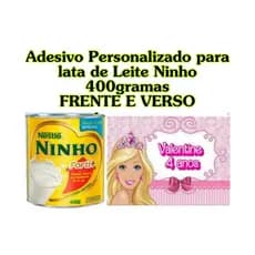 Adesivo personalizado para lata de leite ninho 16×11 (FRENTE e VERSO)
