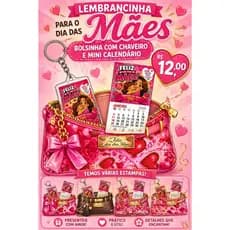 Necessaire dia das mães personalizada