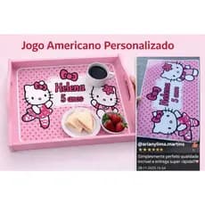 Jogo americano personalizado,feito no papel fotográfico brilhoso