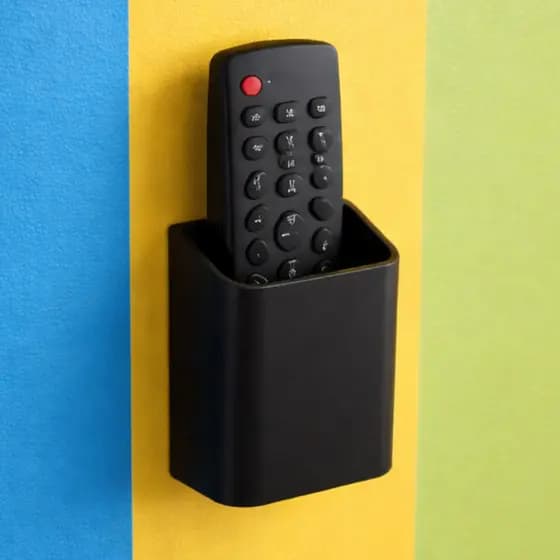 Suporte De Parede Porta Controle Remoto Tv Universal 1 Controle Ar Ventilador