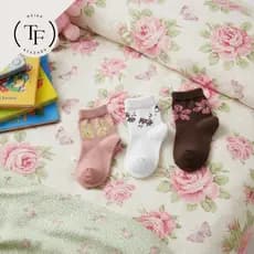 Kit de 3 a 12 Pares Meias Infantil Com Estampas Menina Crianca Feminino Confortavel Uso Diario