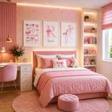 Quadro decorativo 3 peças Personalizado com nome menina laços rosas decoraçao quartinho