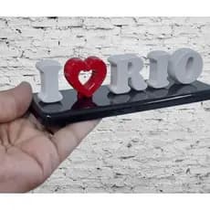 Enfeite Souvenir I Love Rio De Janeiro Lembrança Rio Turismo