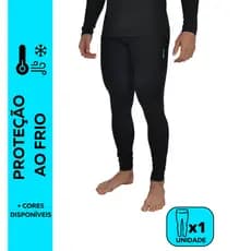 Calça Térmica Segunda Pele Snugg Wear Flanelada Peluciada Frio Intenso Unissex Fitness Neve Vento
