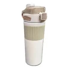 Garrafa Térmica Aço Inox 500ml- Boca Dupla Com Canudo