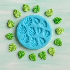 MOLDE DE SILICONE FOLHAS P