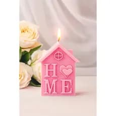 MOLDE DE SILICONE PARA VELA AMOR CASA