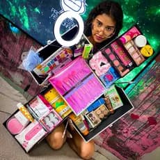 Kits de maquiagens, maletas completas, grande, média Ou pequena OU Buquê de Maquiagem