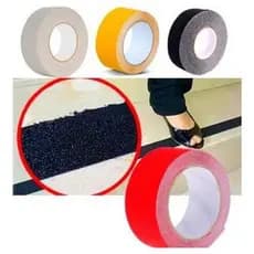 2 Fitas Antiderrapantes Autoadesivas Pisos Escorregadios Escada Banheiro Rampas 50x5m 4 Cores