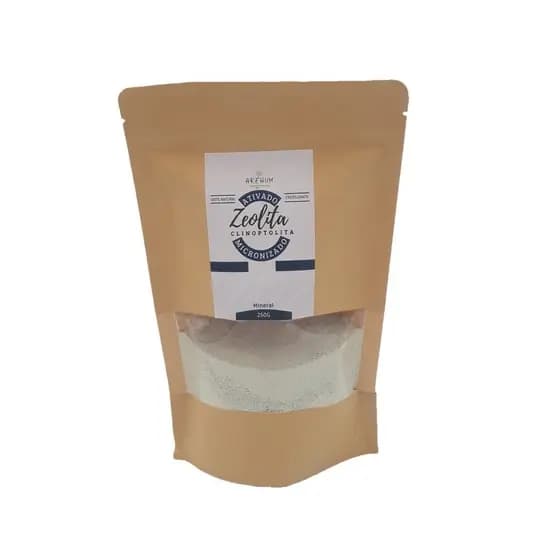 ZEOLITA CLINOPTILOLITA STANDART 250G POTENCIALIZADA NATURAL