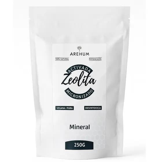 ZEOLITA CLINOPTILOLITA PREMIUM 250G 100% PURA E NATURAL