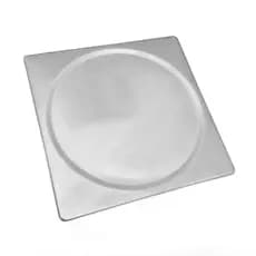 TAMPA CEGA 15X15 INOX PARA RALO DE QUINTAIS BANHEIROS COZINHA